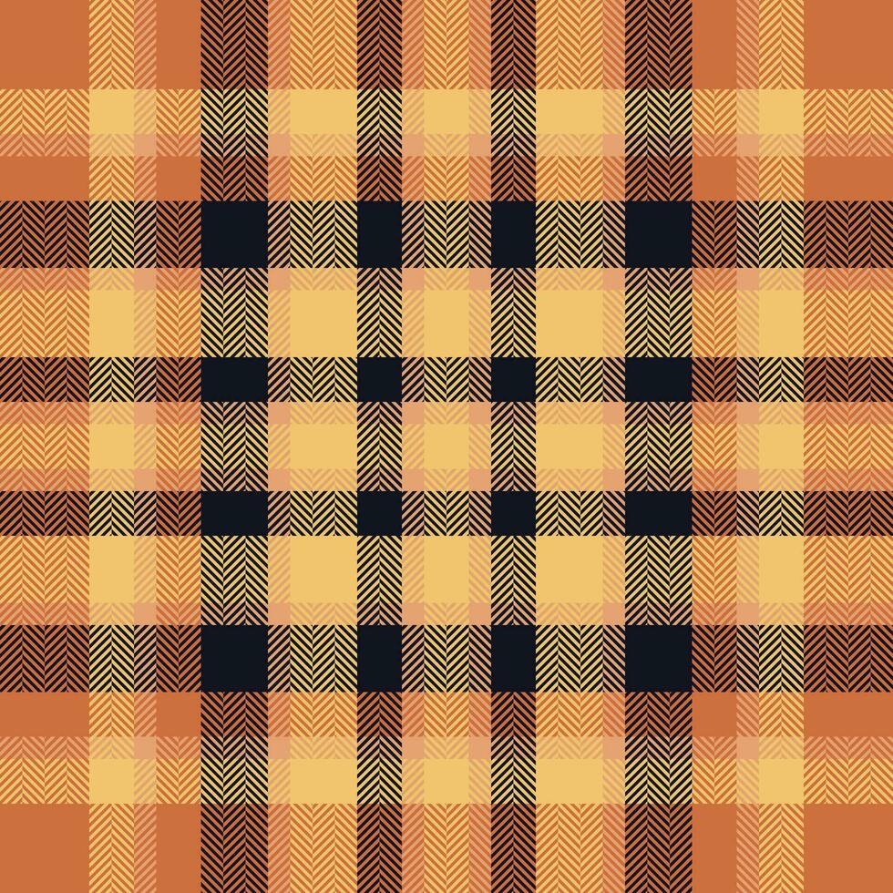 Plaid check pattern. Seamless fabric texture. Tartan textile print. vector