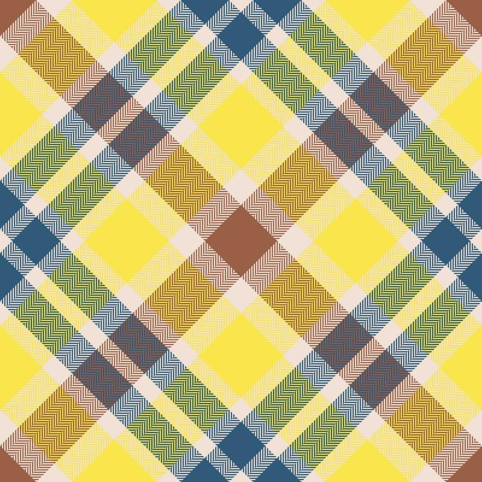 Plaid pattern vector. Check fabric texture. Seamless textile design for clothes, paper print. vector