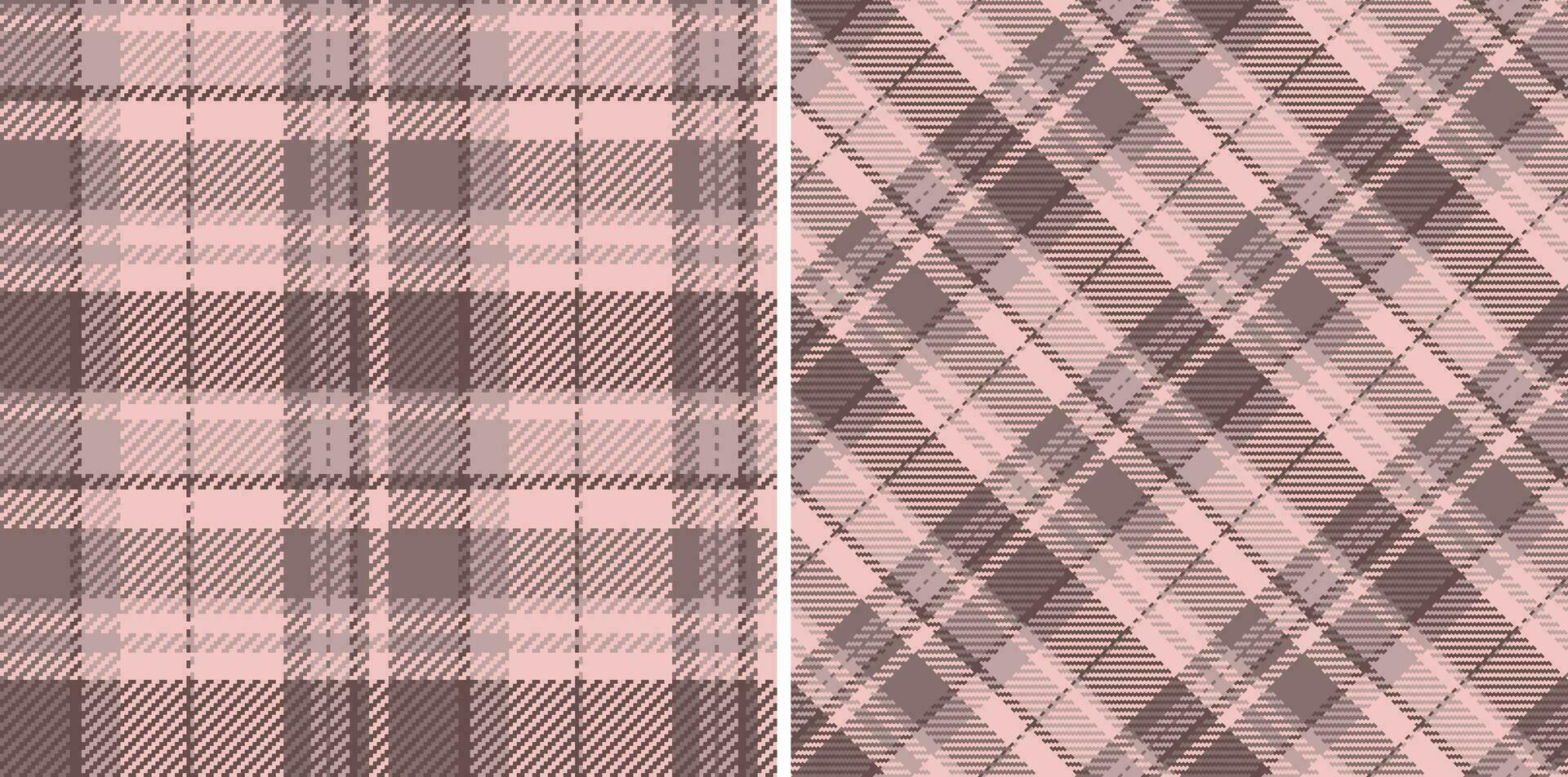 Textile fabric plaid of texture pattern check with a background seamless vector tartan. Set in cream colors. Stylish oilcloth for kitchen decor.