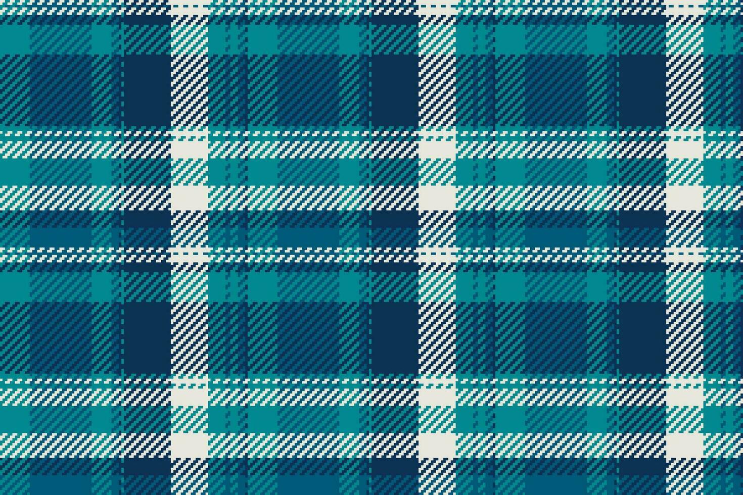 Lovely pattern fabric texture, fluffy plaid vector check. Geometric textile background tartan seamless in cyan and blue colors.