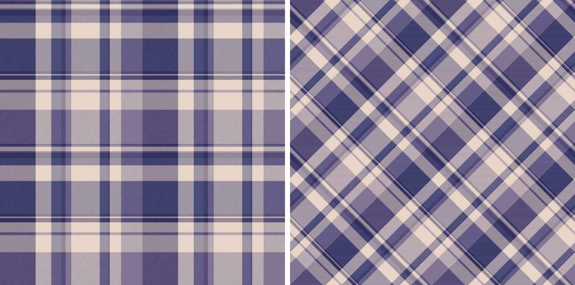 Pattern textile seamless of fabric background texture with a tartan plaid check vector. vector