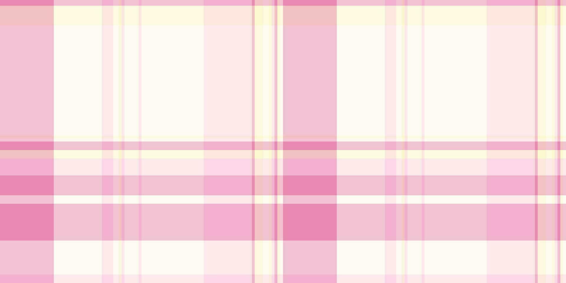 Outline tartan textile pattern, golf check background texture. Customer seamless fabric plaid vector in light and ivory colors.