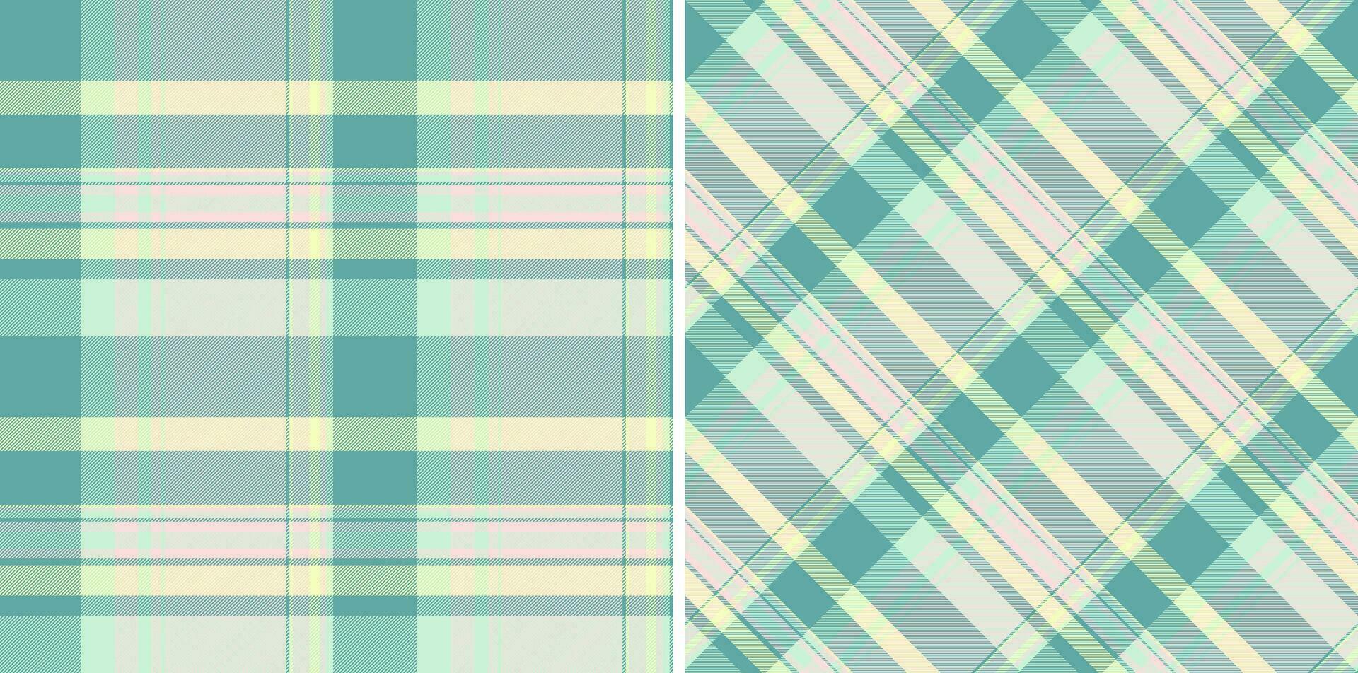 Pattern check texture of vector plaid fabric with a background textile seamless tartan. Set in nature colors for trendy fashion essentials.