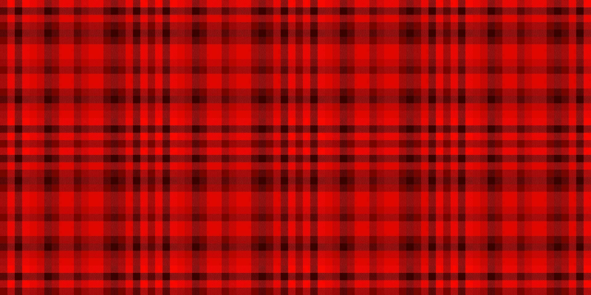Neat fabric tartan textile, attire vector seamless background. Hotel pattern plaid texture check in red and dark colors.