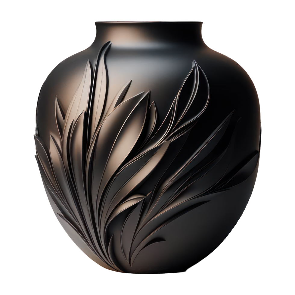 AI generated Modern vase isolated on transparent background. AI Generated png