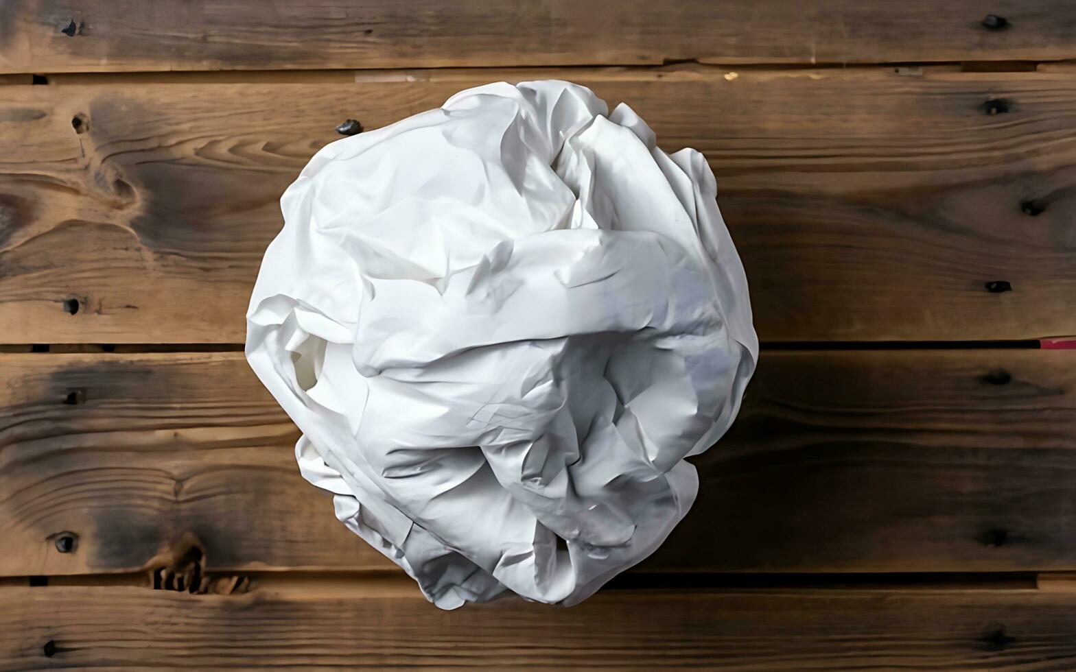 AI generated Paper Ball ai generated photo