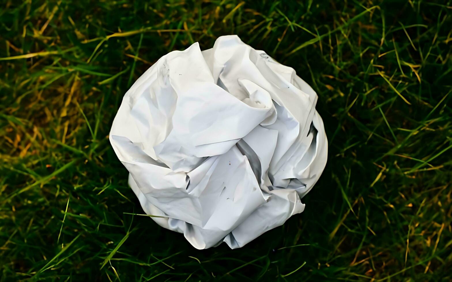 AI generated Paper Ball ai generated photo