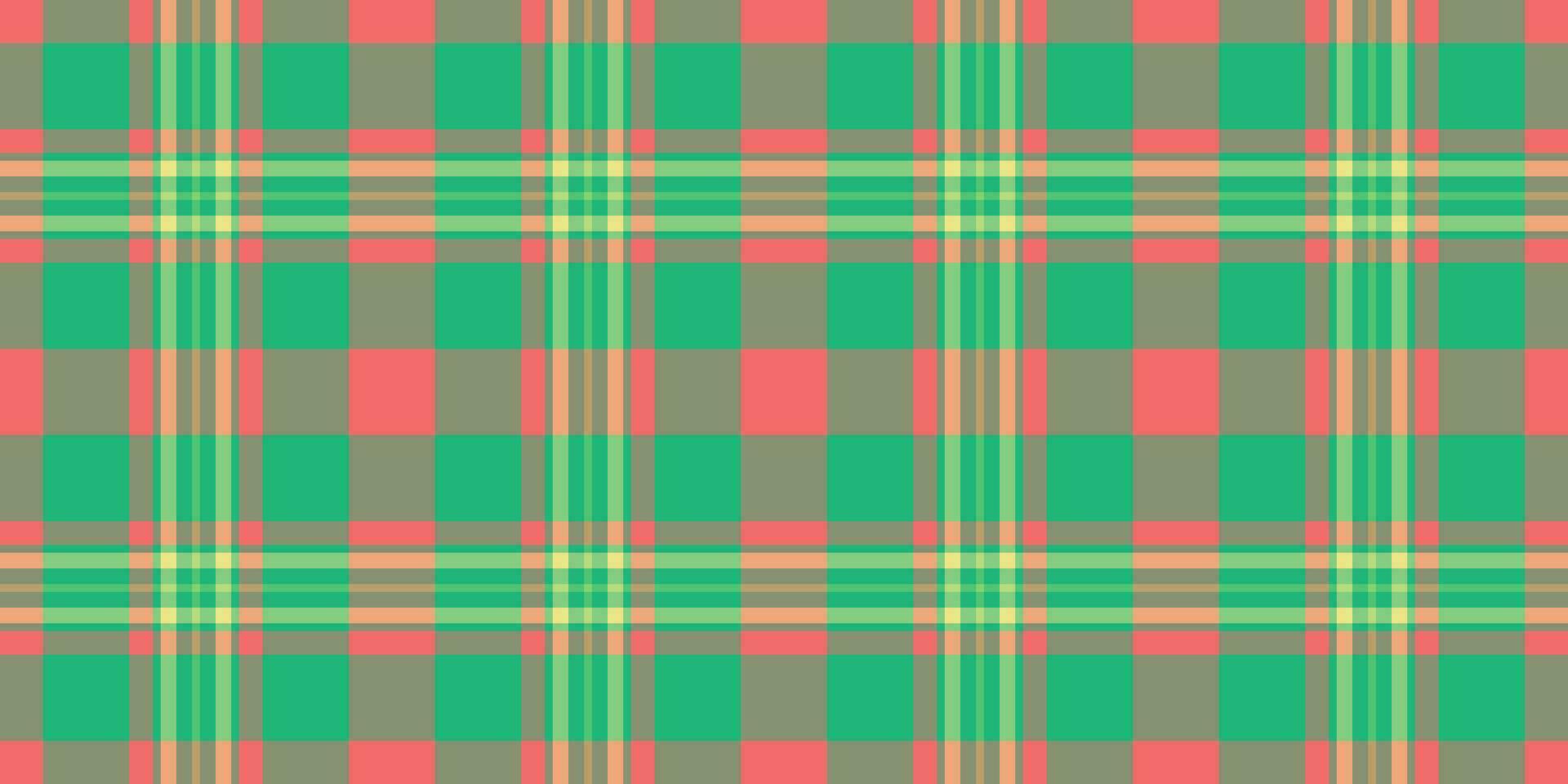 Illustration textile background plaid, structure seamless fabric pattern. Abstract vector check texture tartan in pastel and mint colors.