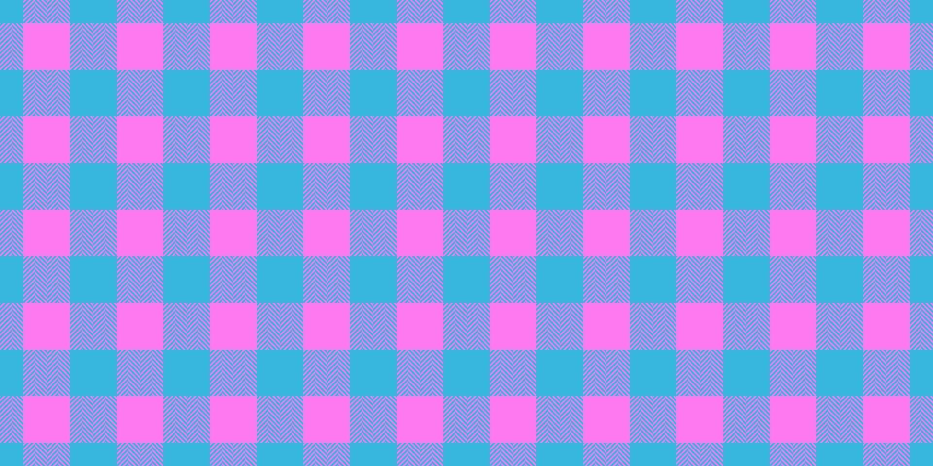 40s background texture vector, everyday fabric plaid textile. Inspiration pattern seamless check tartan in cyan and magenta colors. vector