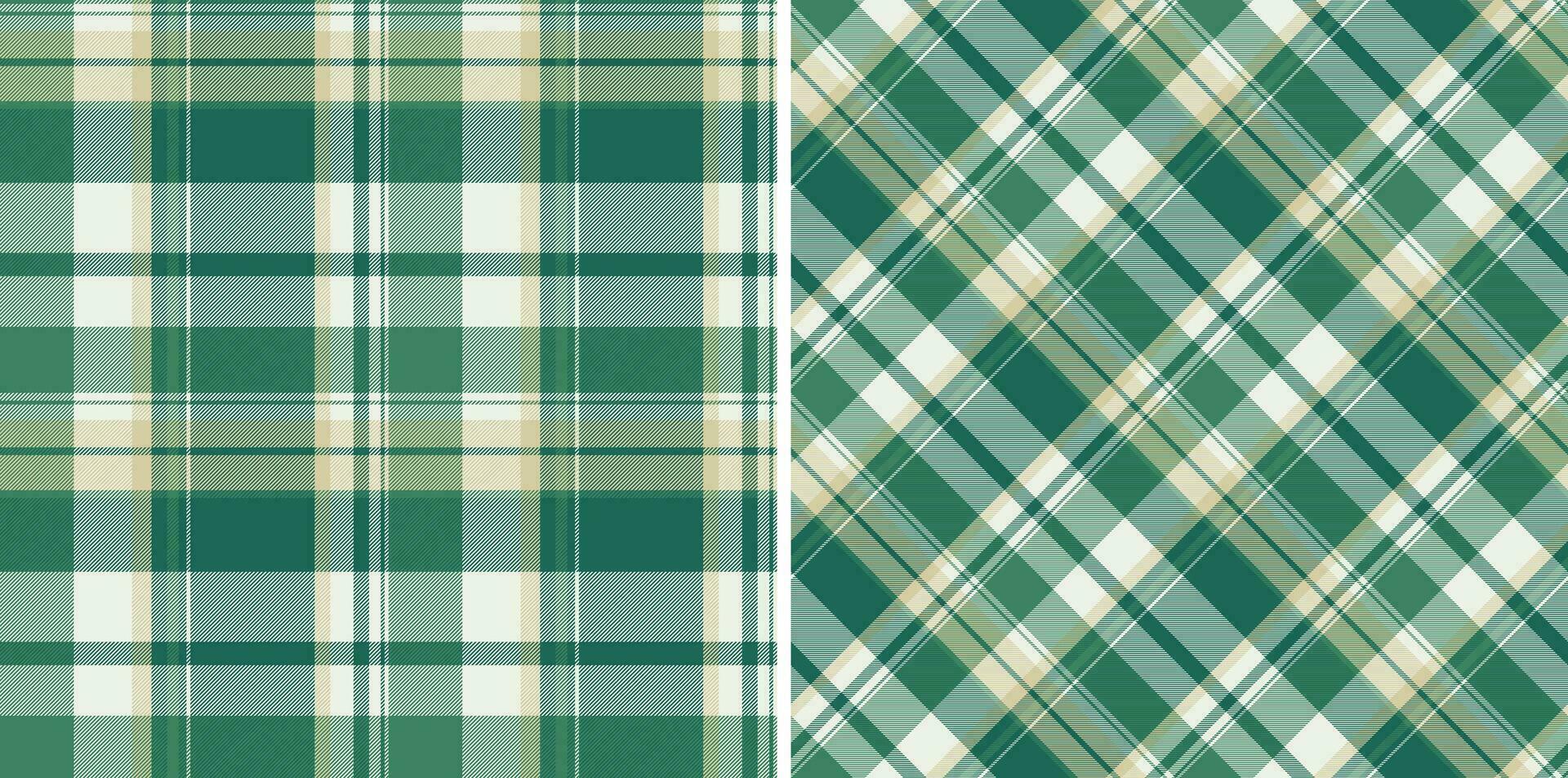 Background vector pattern of tartan plaid textile with a texture check fabric seamless. Set in food colors. Eco friendly packaging ideas for products.