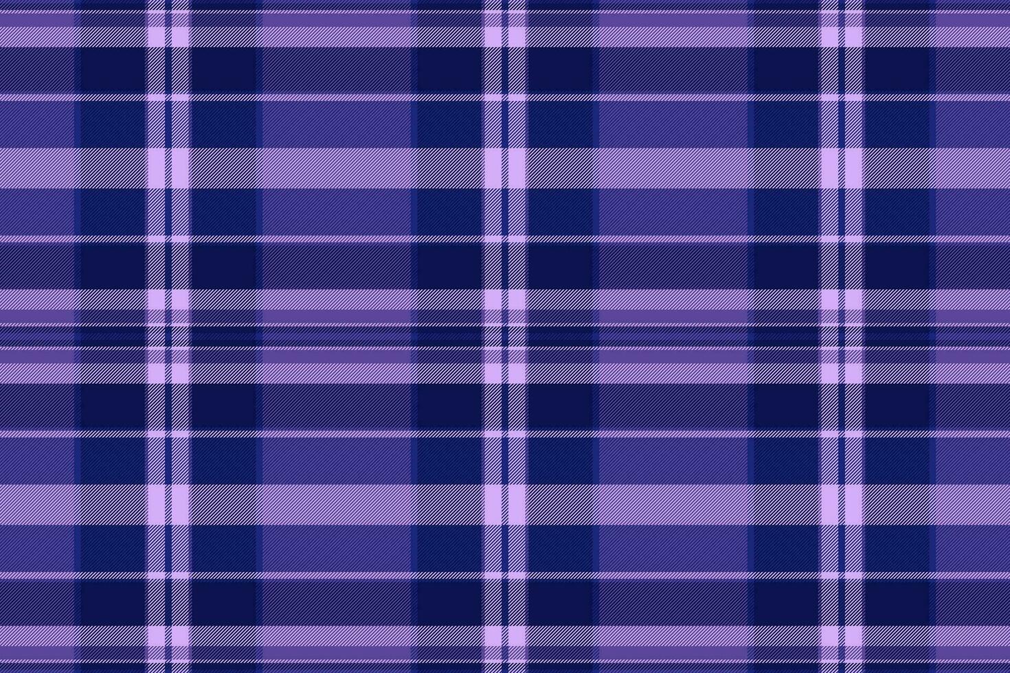 Flow background tartan vector, sea check plaid seamless. Yard fabric textile pattern texture in blue and indigo colors. vector