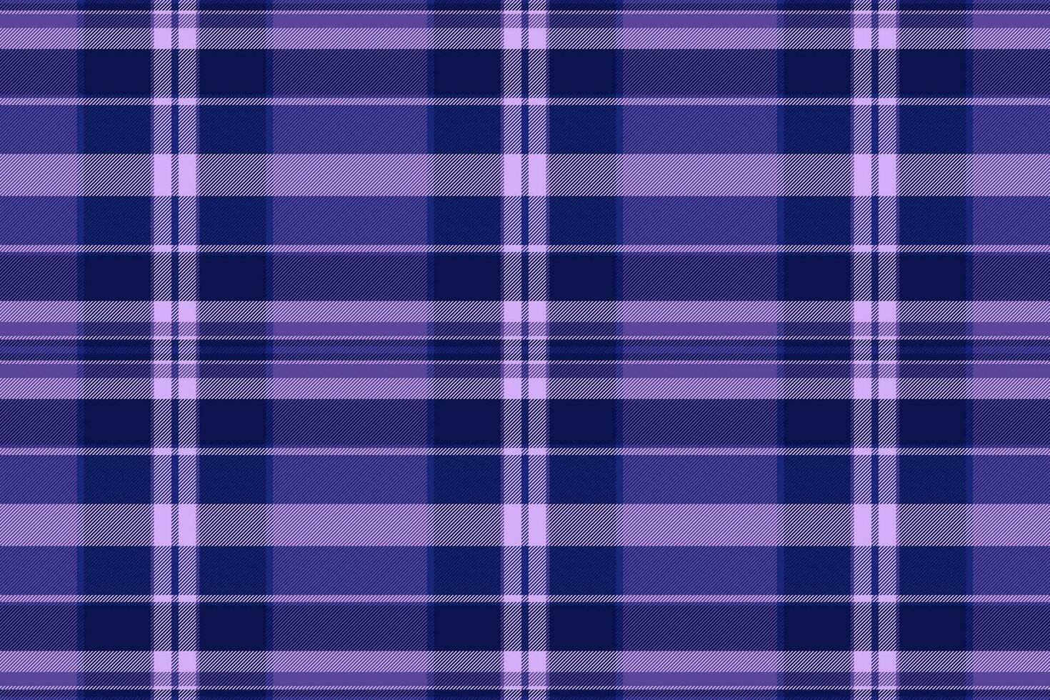 Flow background tartan vector, sea check plaid seamless. Yard fabric textile pattern texture in blue and indigo colors. vector