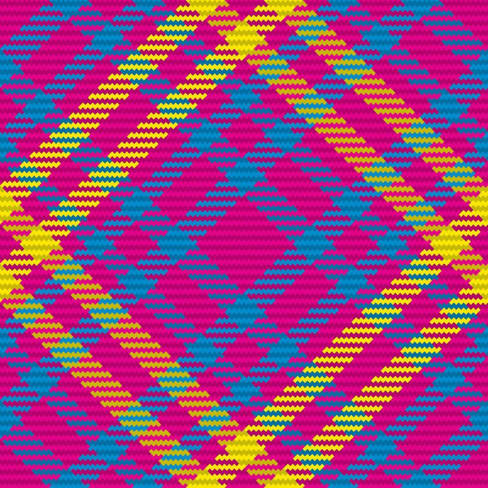 Seamless pattern of scottish tartan plaid. Repeatable background with check fabric texture. Vector backdrop striped textile print.