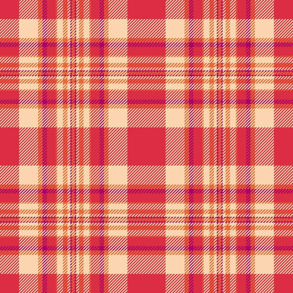 Vector texture fabric of check background pattern with a tartan textile seamless plaid.