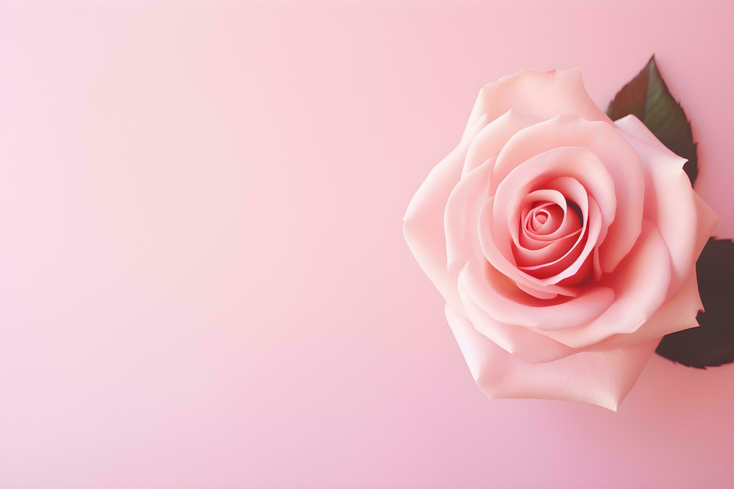 AI generated beautiful pink rose background photo