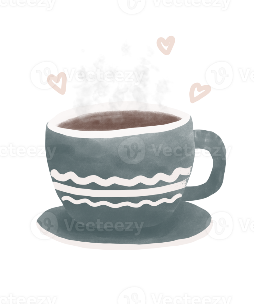 cute coffee cup drawing png