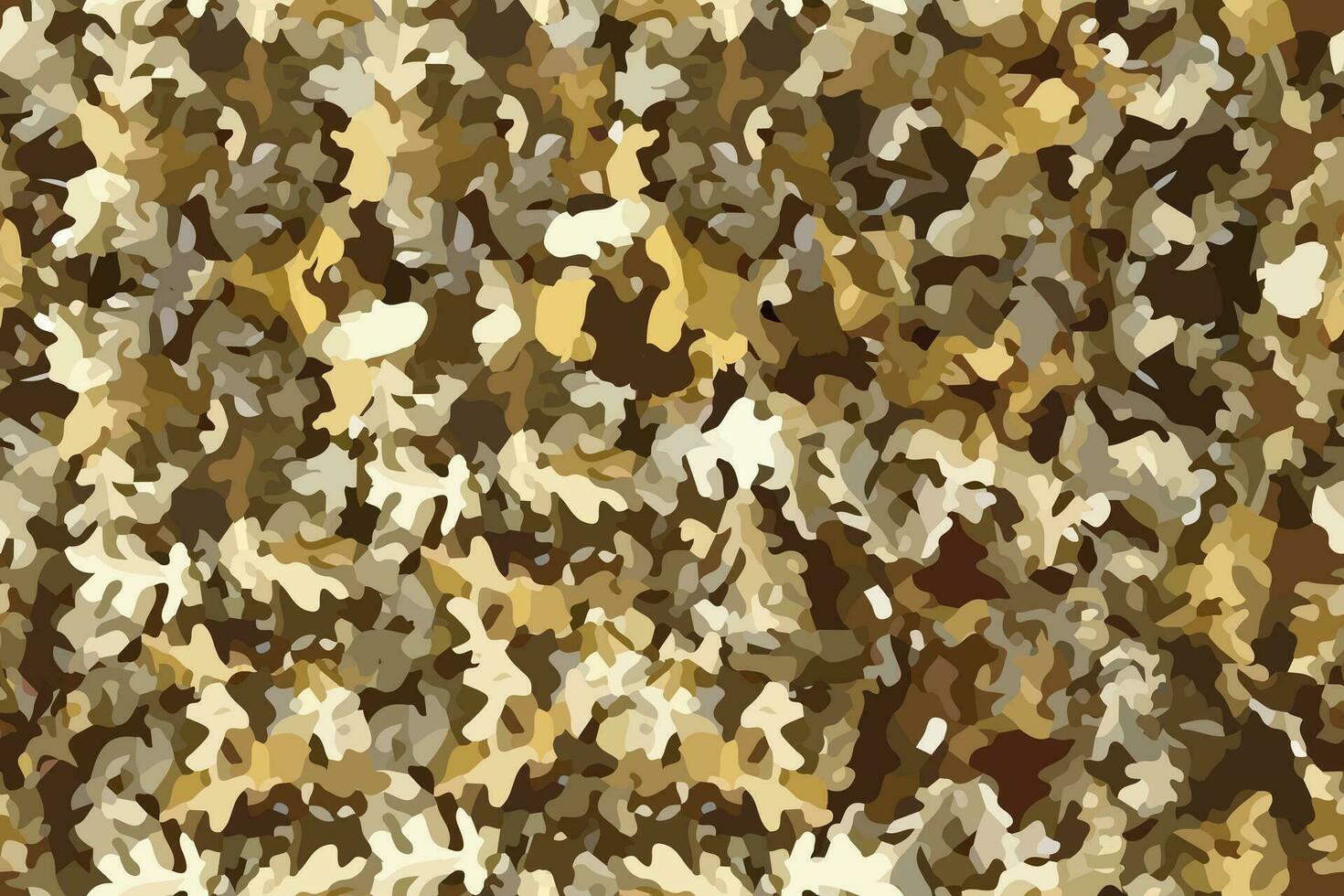 Realistic camouflage Seamless forest pattern. Branches and Oak leaves. Useable for hunting and wildlife photography purposes. Seamless vector illustration. Clothing style masking camo repeat print.