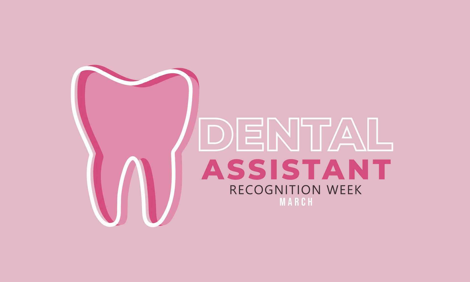 Dental Assistant Week. background, banner, card, poster, template