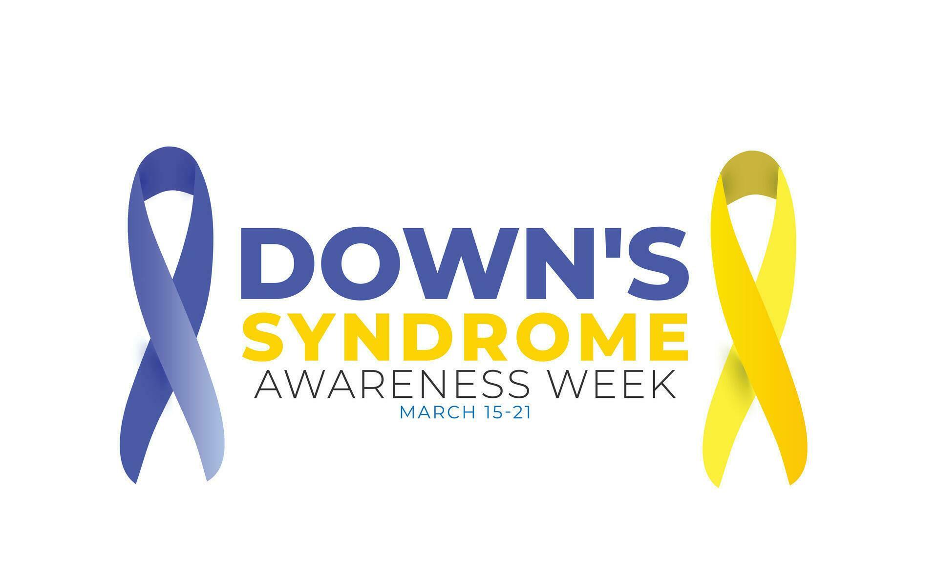 Downs syndrome awareness week. background, banner, card, poster