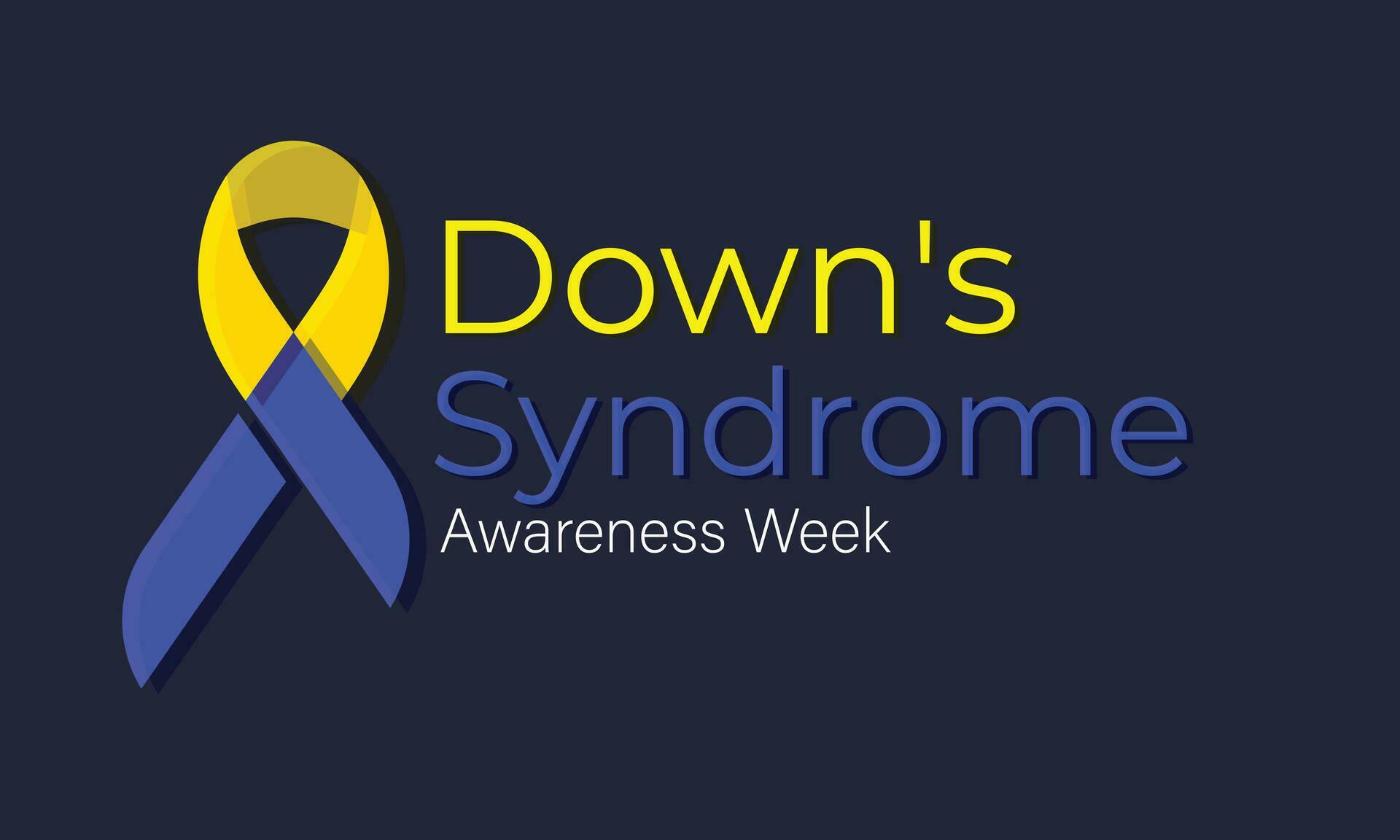 Downs syndrome awareness week. background, banner, card, poster