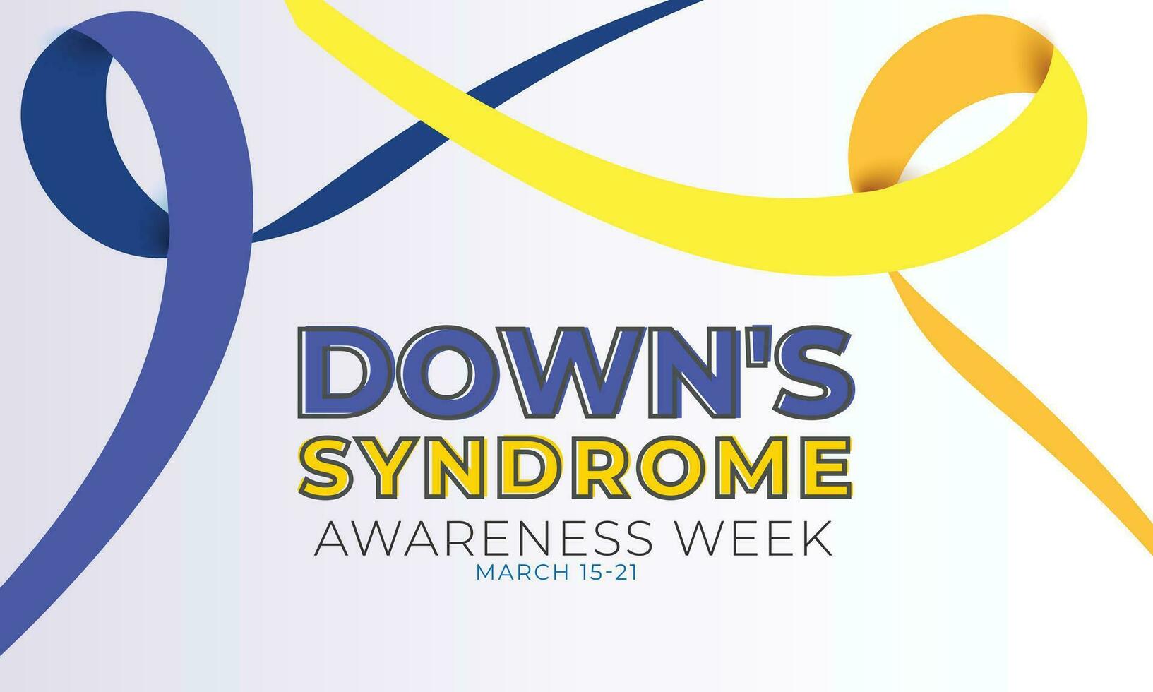 Downs syndrome awareness week. background, banner, card, poster