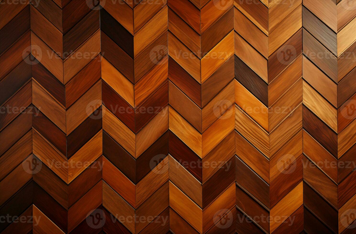 AI generated Wooden chevron pattern stock photo image of seamless pattern