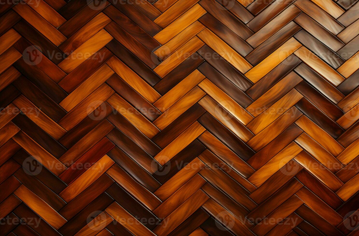 AI generated Wooden chevron pattern stock photo image of seamless pattern