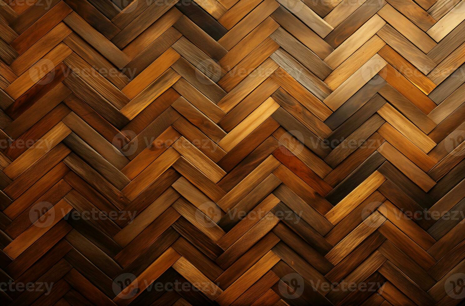 AI generated Wooden chevron pattern stock photo image of seamless pattern