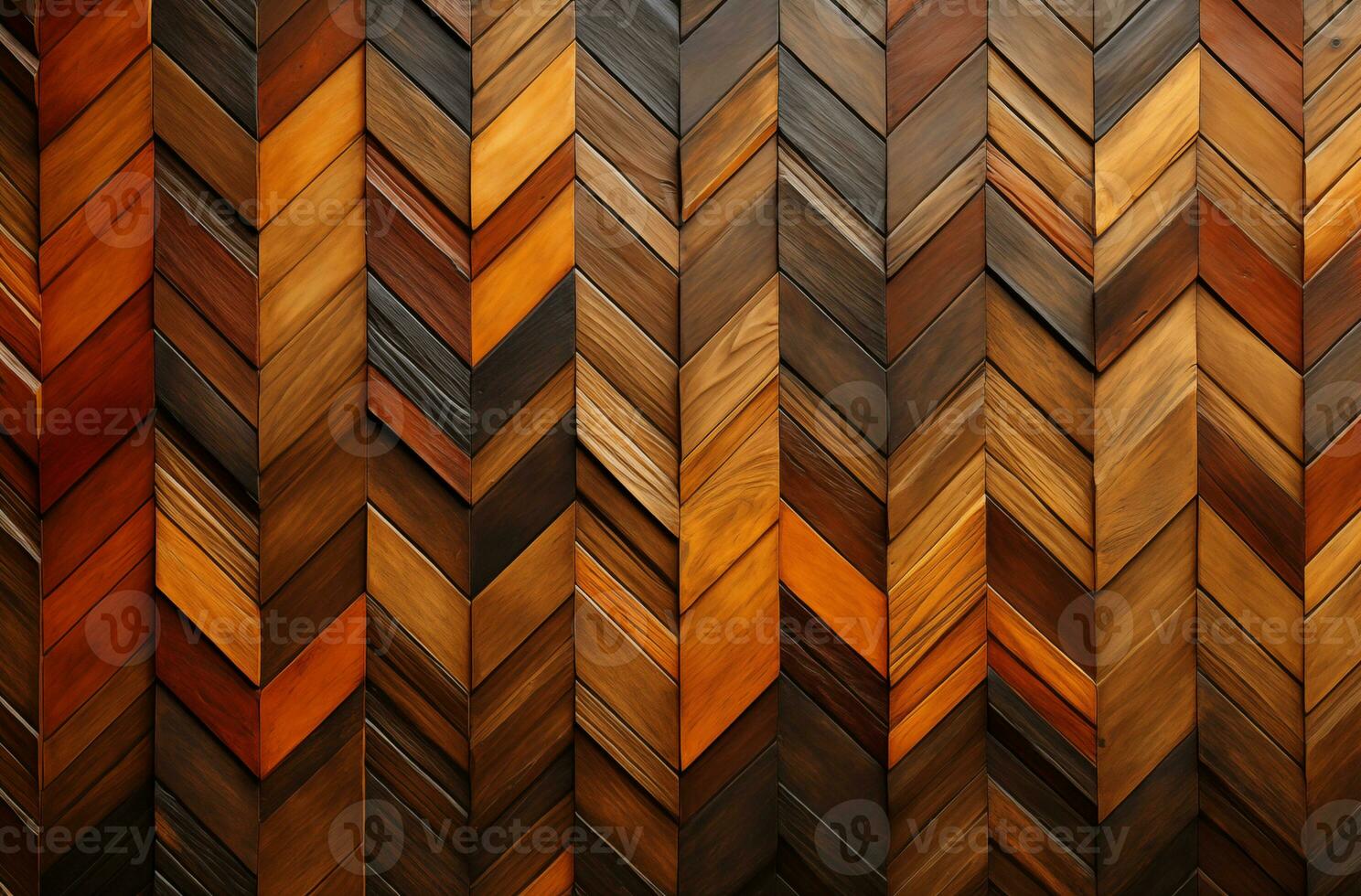 AI generated Wooden chevron pattern stock photo image of seamless pattern