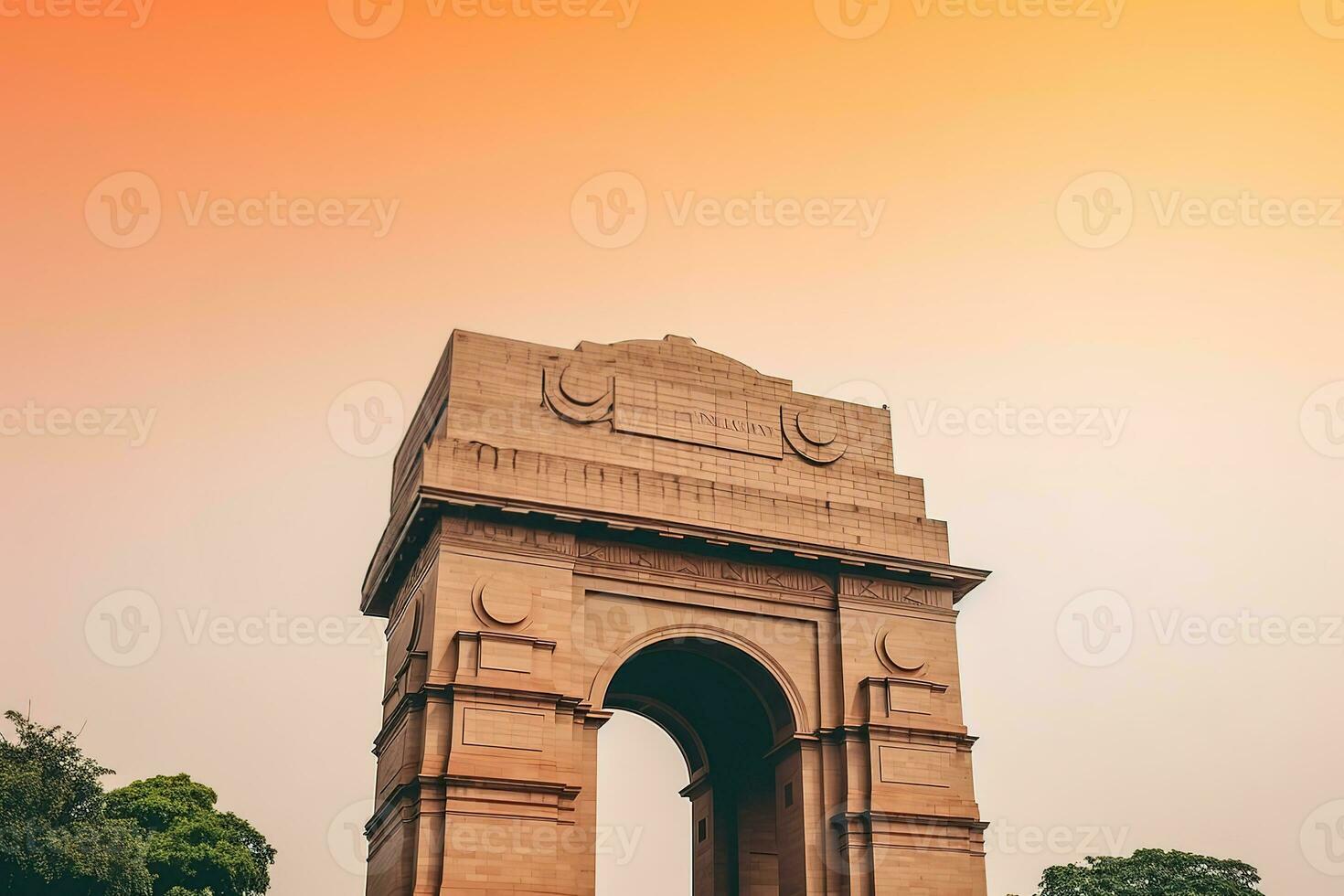AI generated the india gate is a monument in new delhi photo