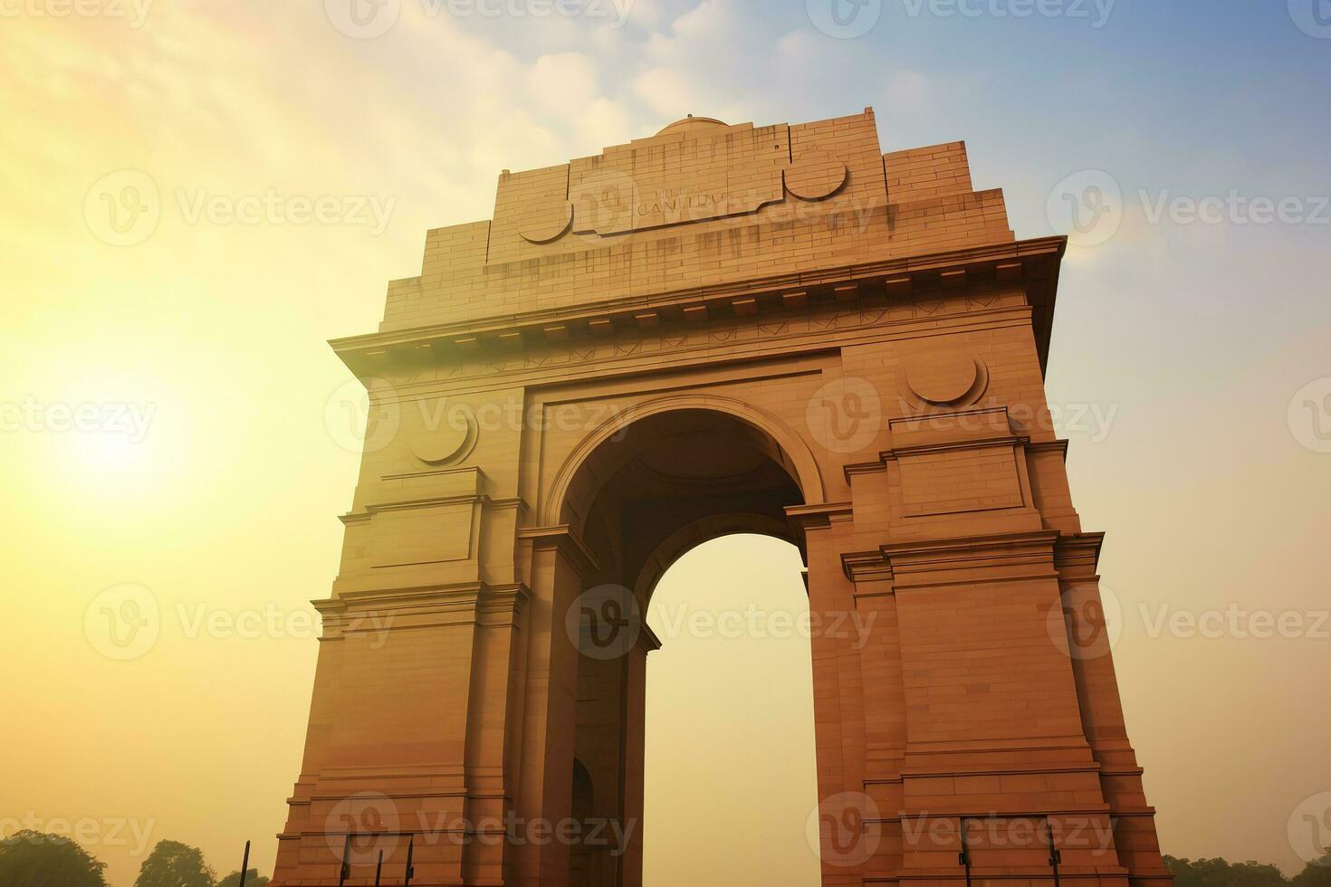 AI generated the india gate is a monument in new delhi photo