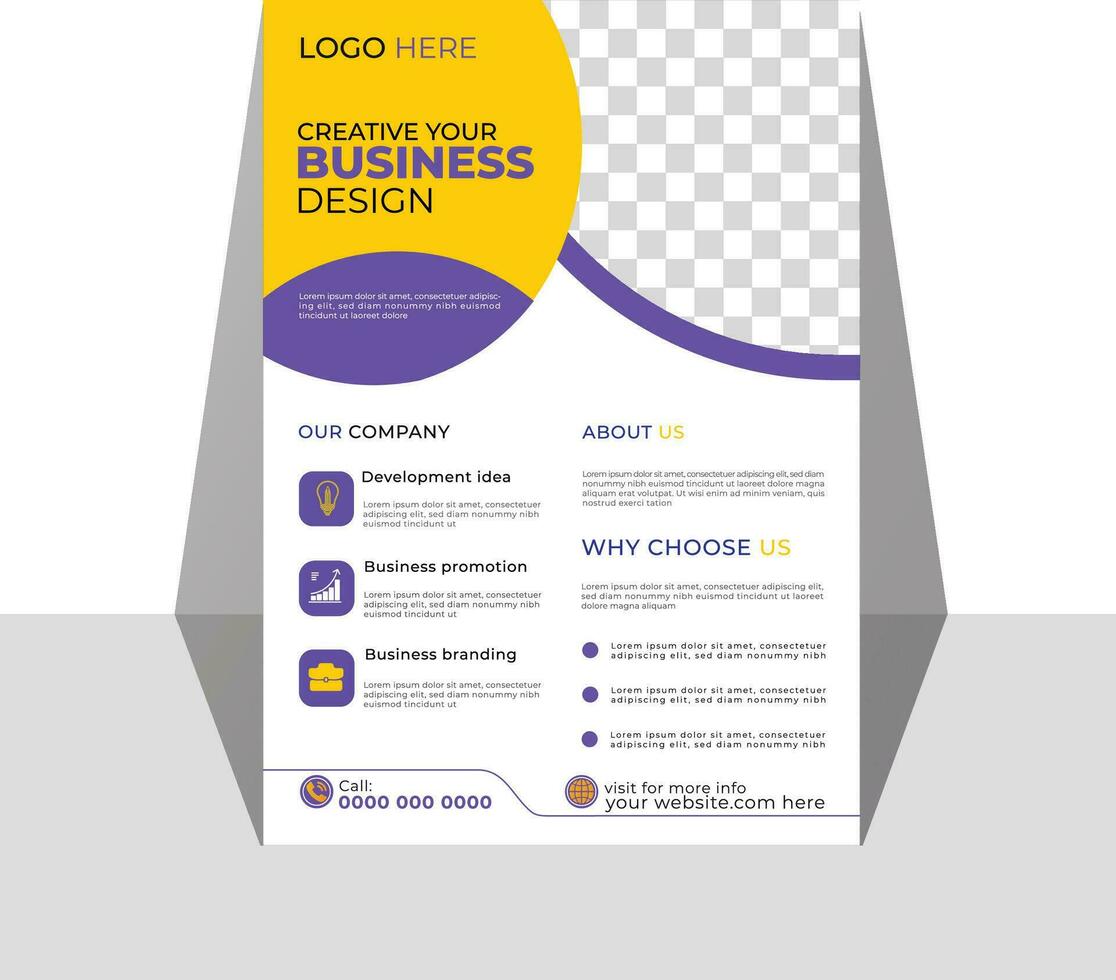 Flyer Business Template vector