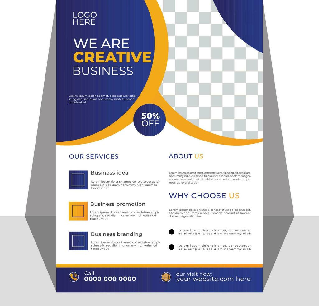 Flyer Business Template vector