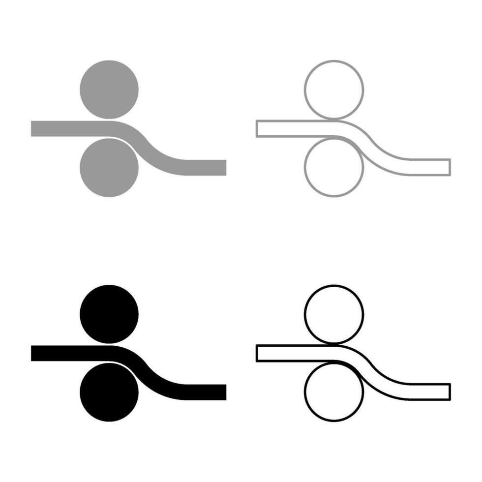 Printing rollers industrial print rolling machine rolling-mill linear metalworking processing of plate slab round drums equipment metal distribution typographic printing two shafts pass the sheet set vector