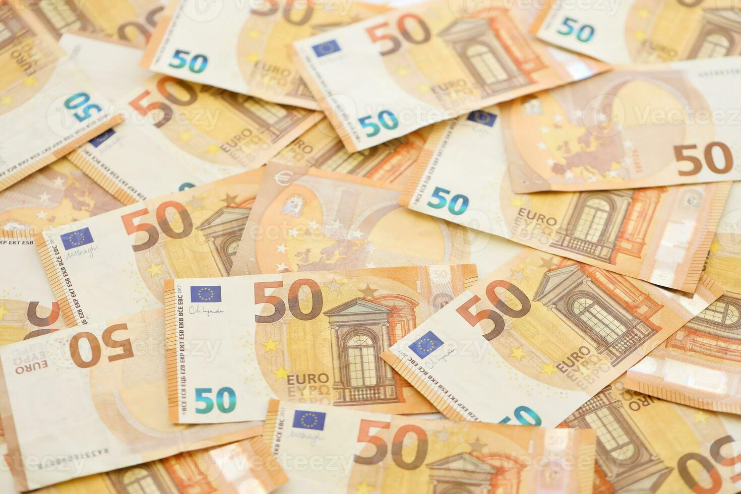 50 Euro Money Composition. Financial Background. Many Banknotes and Wads of  Money. Cash. 3D Render. Stock Illustration - Illustration of closeup,  finances: 253964042