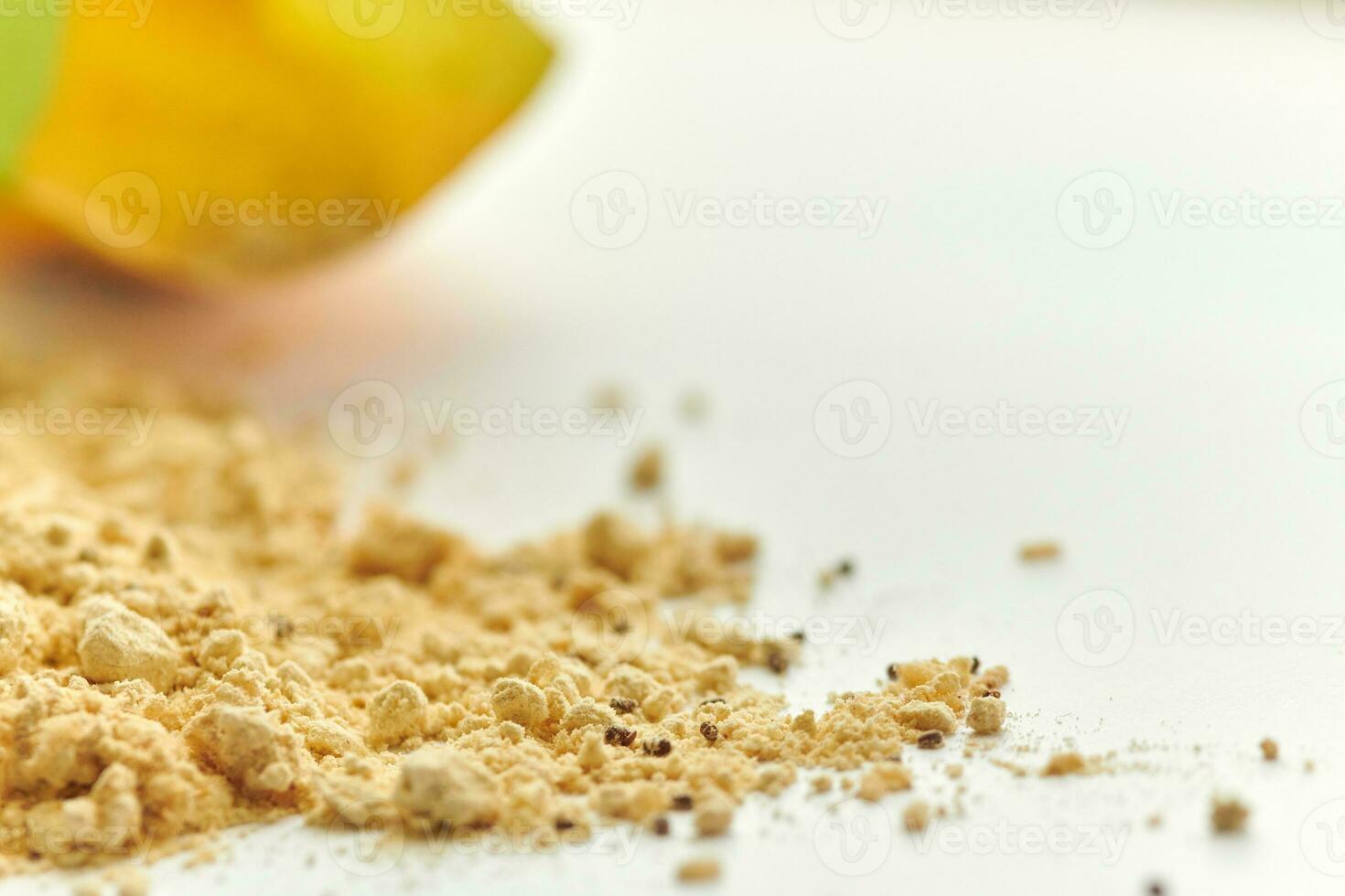 Flour beetles in baking flour photo