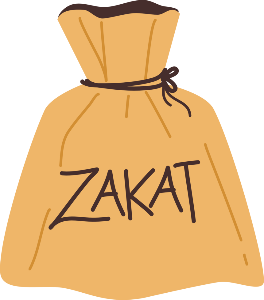 Muslim pay zakat png