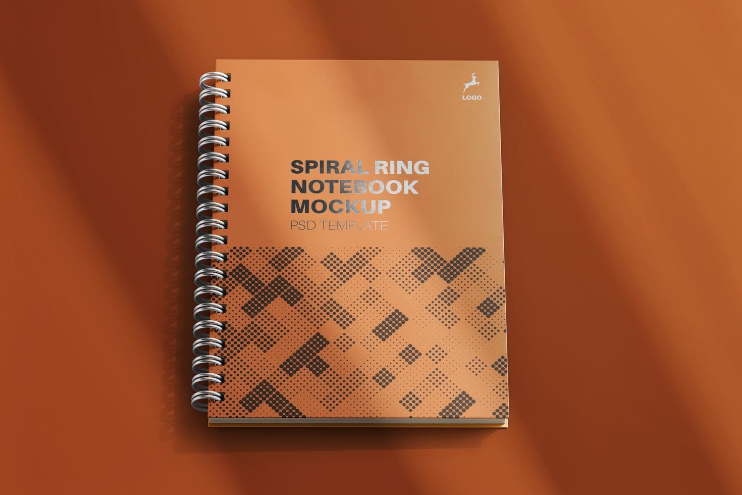 a5 tråd bunden spiral ringa Pärm dagbok företags- anteckningsbok planerare realistisk attrapp design mall psd