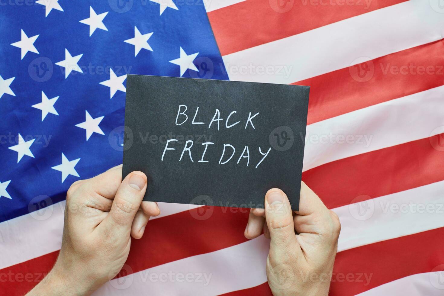 Black friday in USA concept photo