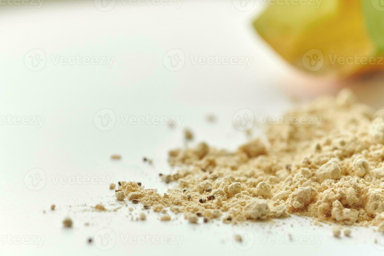 Flour beetles in baking flour photo