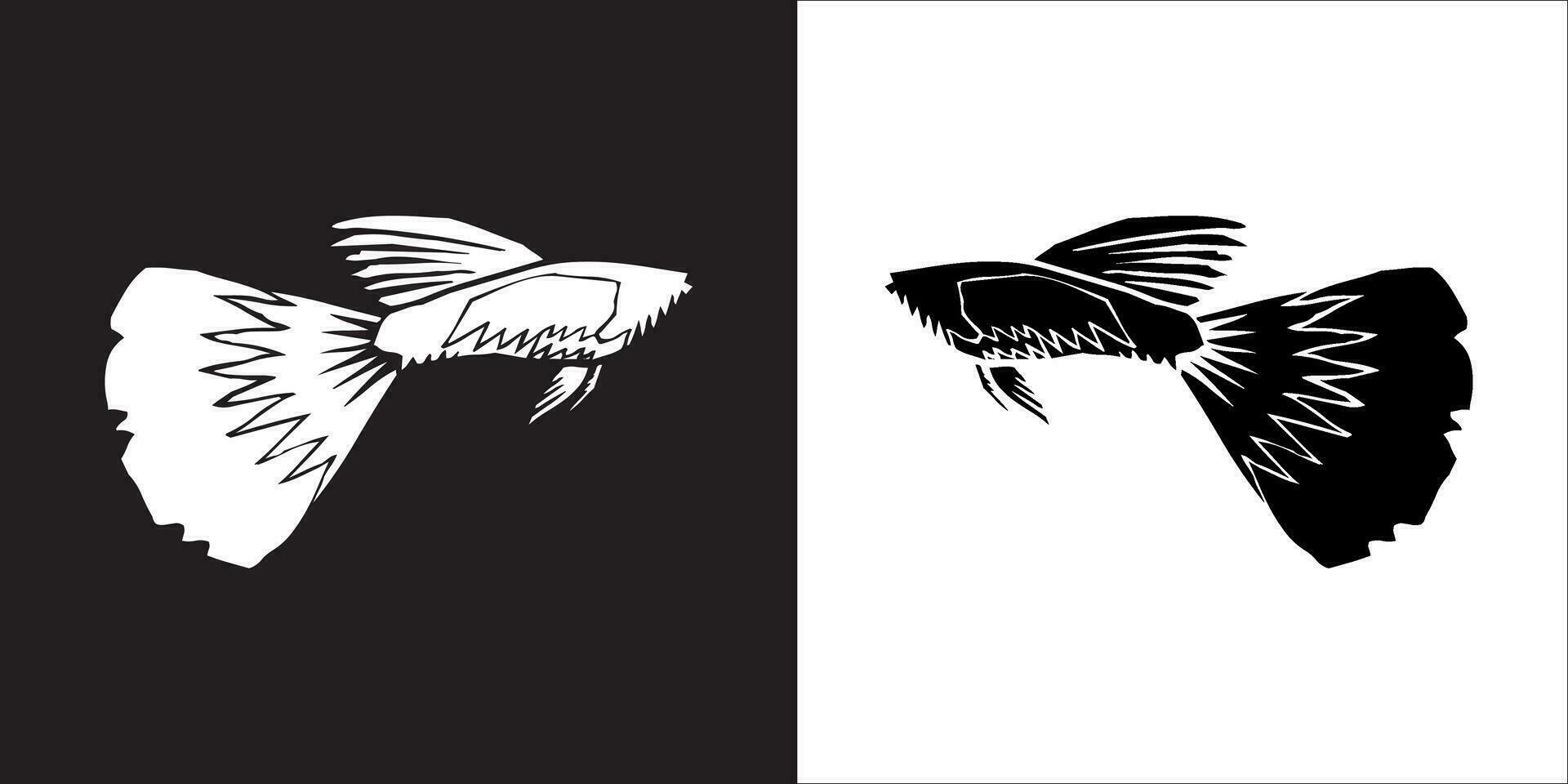 Illustration vector graphics of fish icon