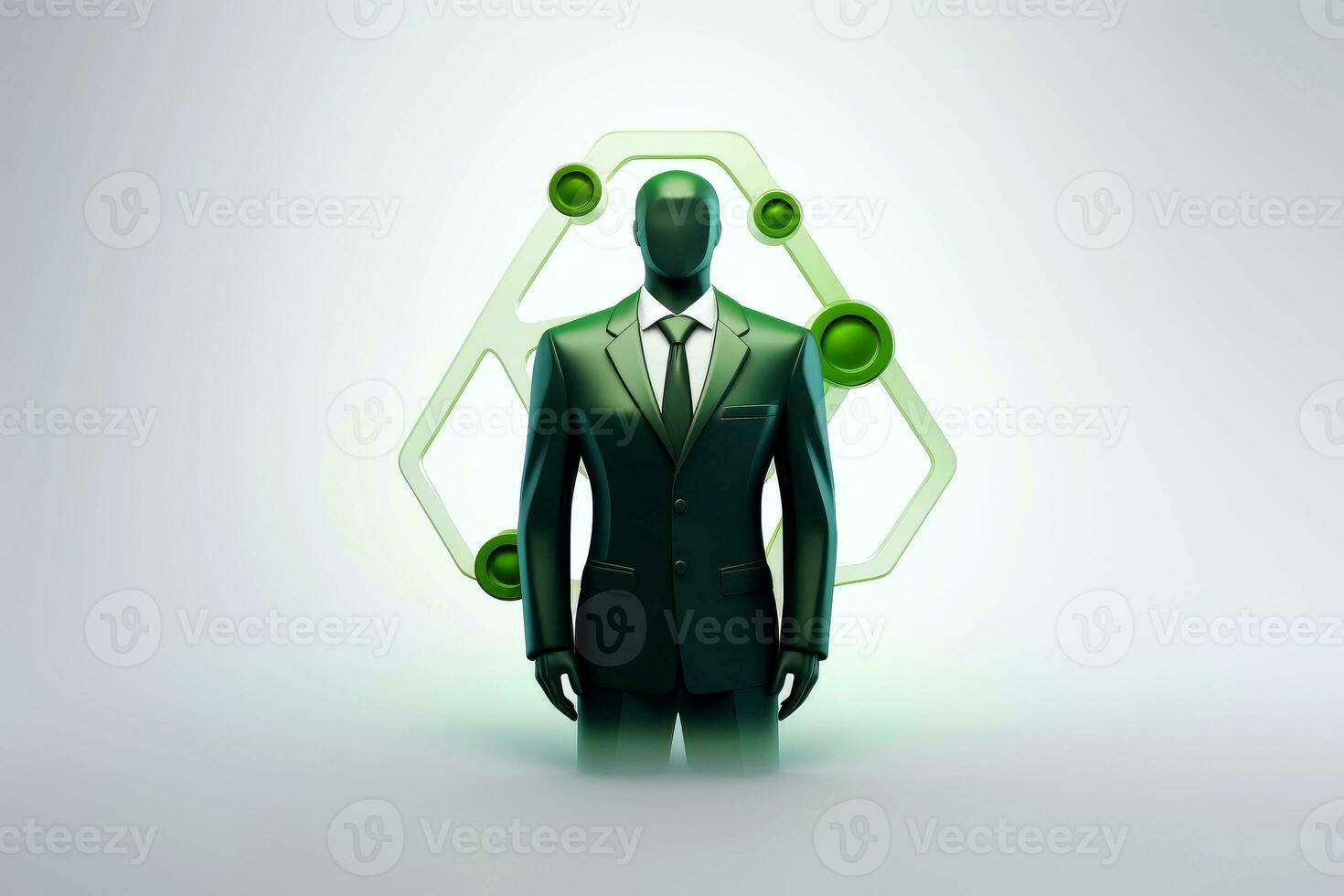 AI generated Abstract 3d human character health care concept,psychotherapy,doctor,disease treatment, Generative AI photo