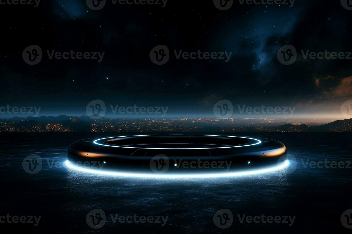 AI generated Abstract galaxy wallpaper,black hole,abstract neon light, Generative AI photo