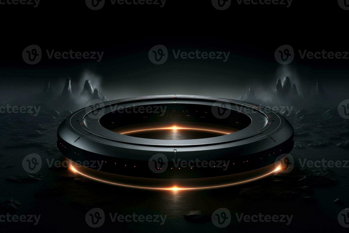 AI generated Abstract galaxy wallpaper,black hole,abstract neon light, Generative AI photo