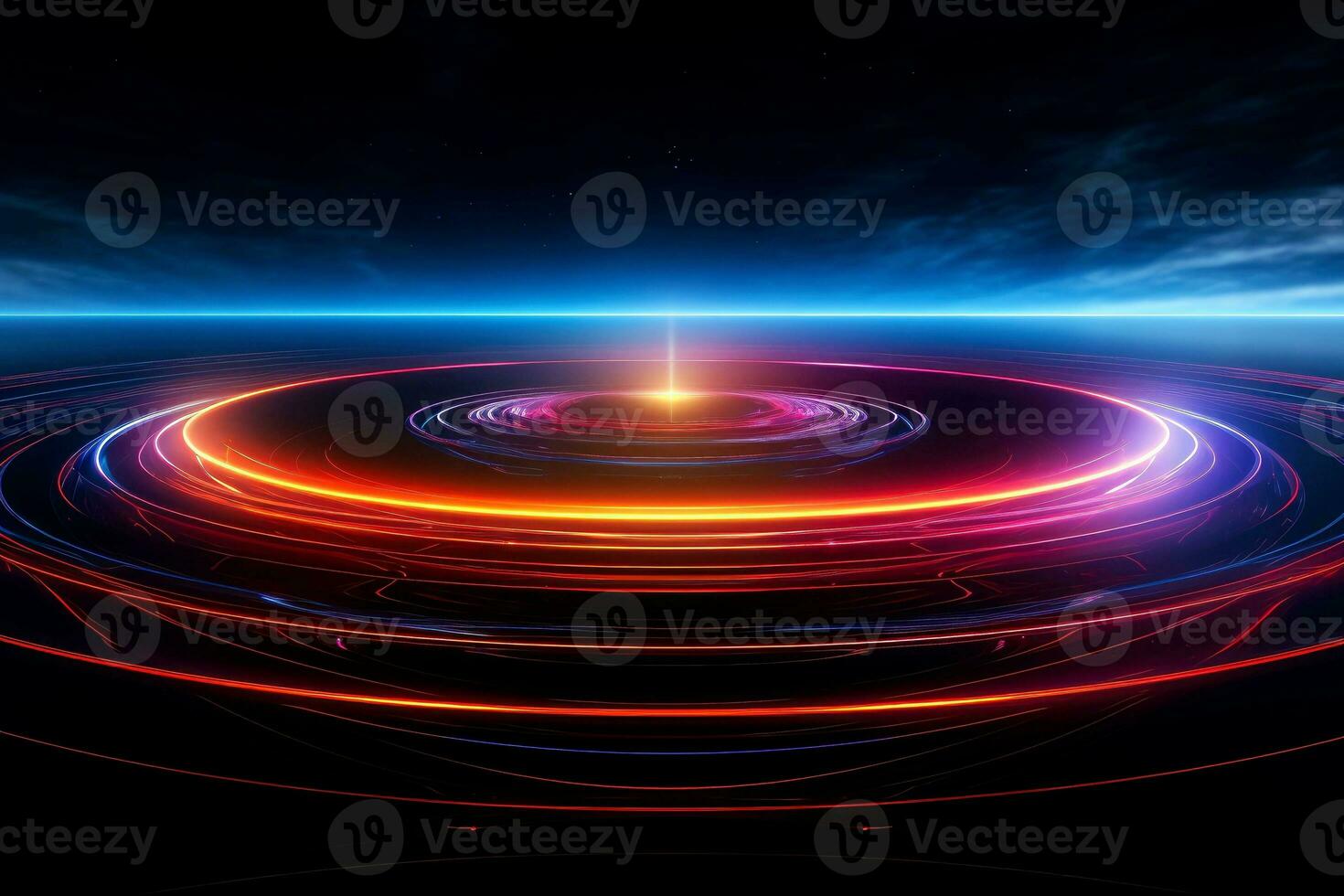 AI generated Abstract galaxy wallpaper,black hole,abstract neon light, Generative AI photo