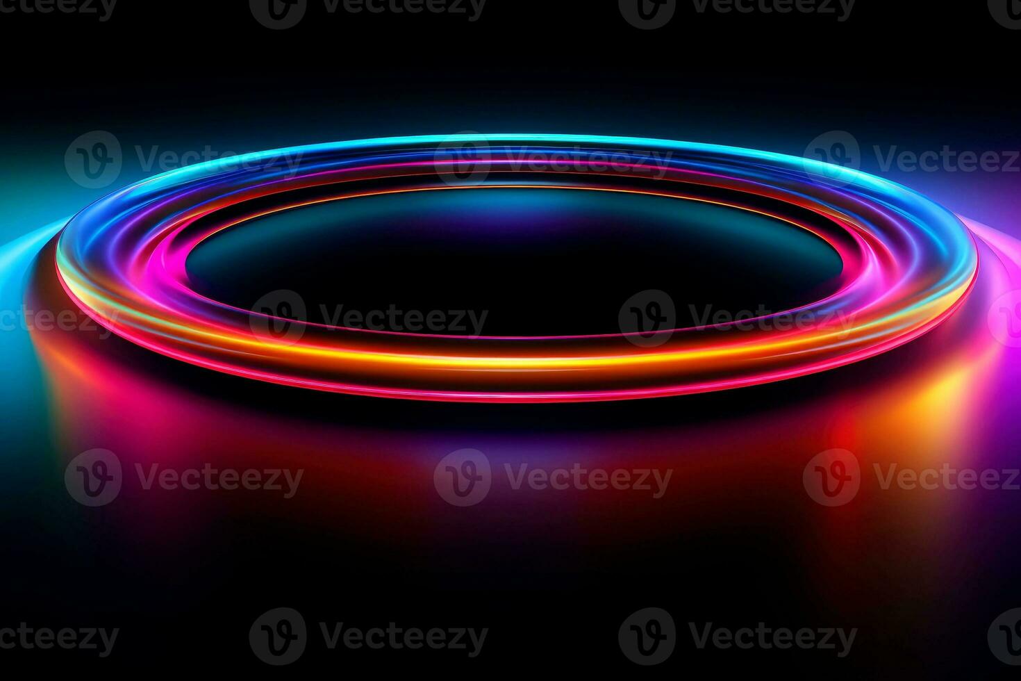 AI generated Abstract galaxy wallpaper,black hole,abstract neon light, Generative AI photo