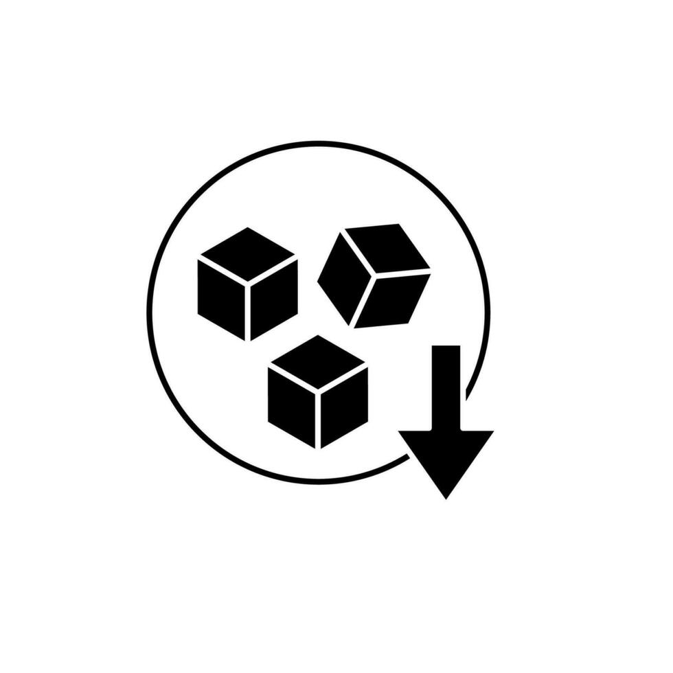 sugar reduction concept line icon. Simple element illustration. sugar reductionsugar reduction concept outline symbol design. vector