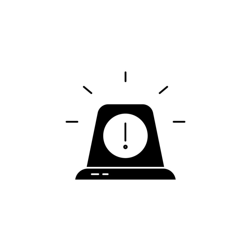 siren concept line icon. Simple element illustration. siren concept outline symbol design. vector