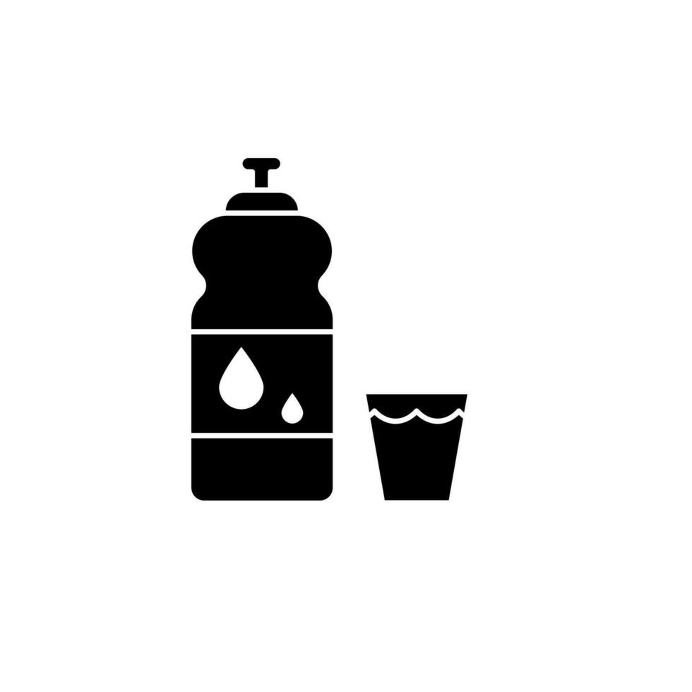 water intake concept line icon. Simple element illustration. water intake concept outline symbol design. vector