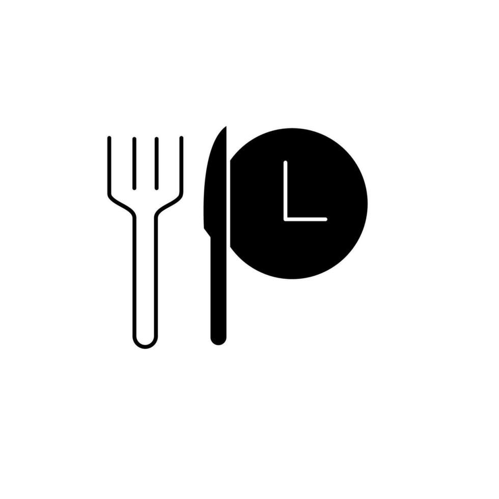 intermittens fasting concept line icon. Simple element illustration. intermittens fasting concept outline symbol design. vector